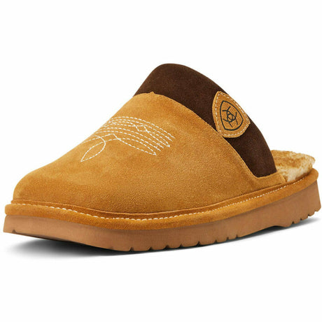 Ariat Mens Silversmith Square Toe Slippers  -  M9 / Chestnut