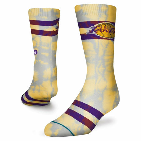 Stance Los Angeles Lakers Dyed Crew Socks  -  Medium / Gold