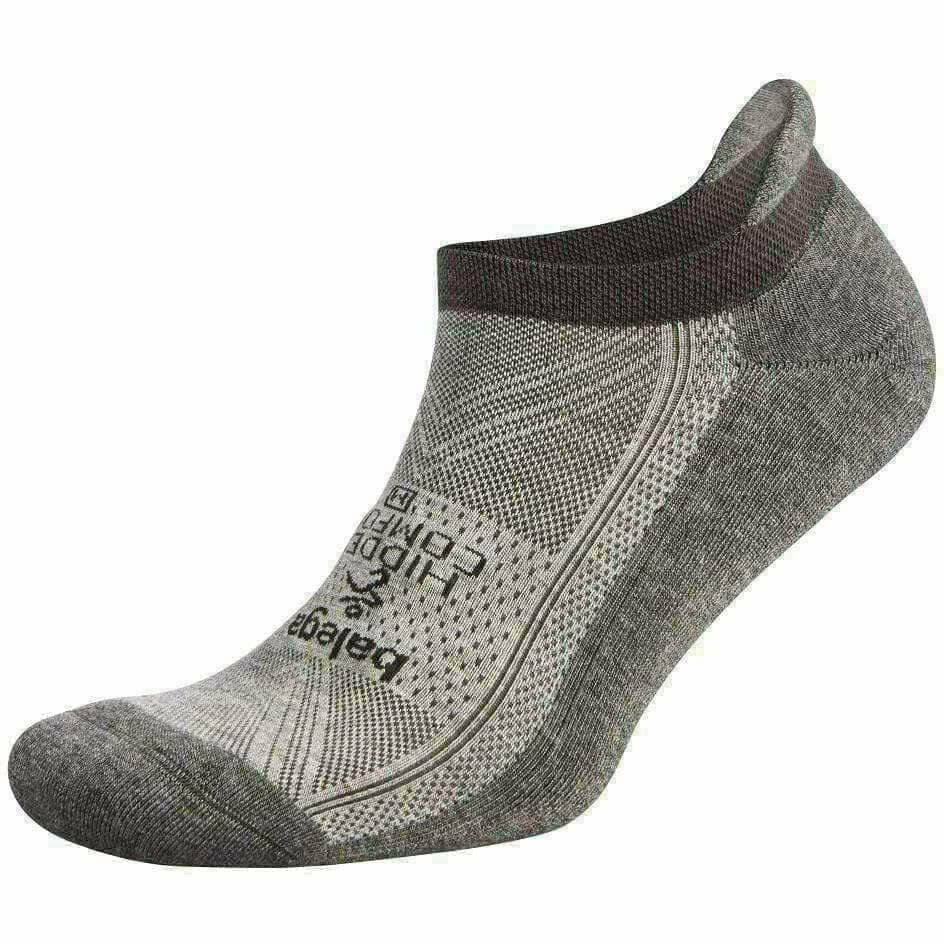 Balega Hidden Comfort No Show Tab Socks  -  Small / Midgray/Carbon