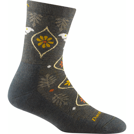 Darn Tough Womens Luna Micro Crew Midweight Hiking Socks - Clearance  -  Small / Forest