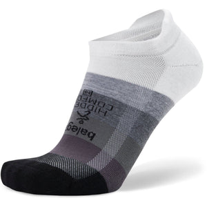 Balega Hidden Comfort No Show Tab Socks  -  Small / White/Asphalt