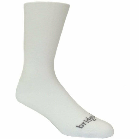Bridgedale Mens Liner Coolmax Boot Socks  -  Medium / White