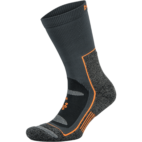 Balega Blister Resist Crew Socks  -  Medium / Gray/Orange