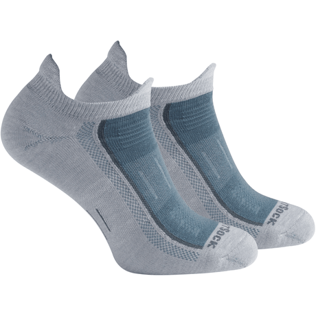 Wrightsock Double-Layer Endurance Double Tab Socks  -  Small / Light Gray