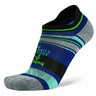 Balega Hidden Comfort No Show Tab Socks  -  Small / Black/Blue