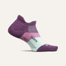 Feetures Elite Max Cushion No Show Tab Socks  -  Small / Peak Purple