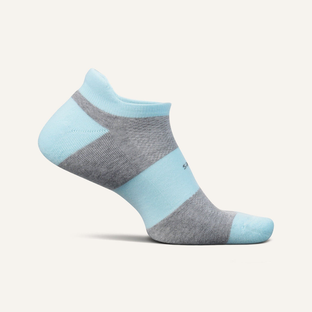 Feetures High Performance Max Cushion No Show Tab Socks  -  Small / Bliss Blue