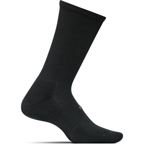 Feetures High Performance Cushion Crew Socks  -  Medium / Black
