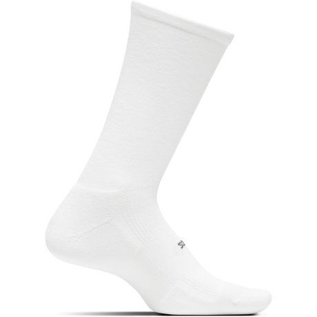 Feetures High Performance Cushion Crew Socks  -  Medium / White