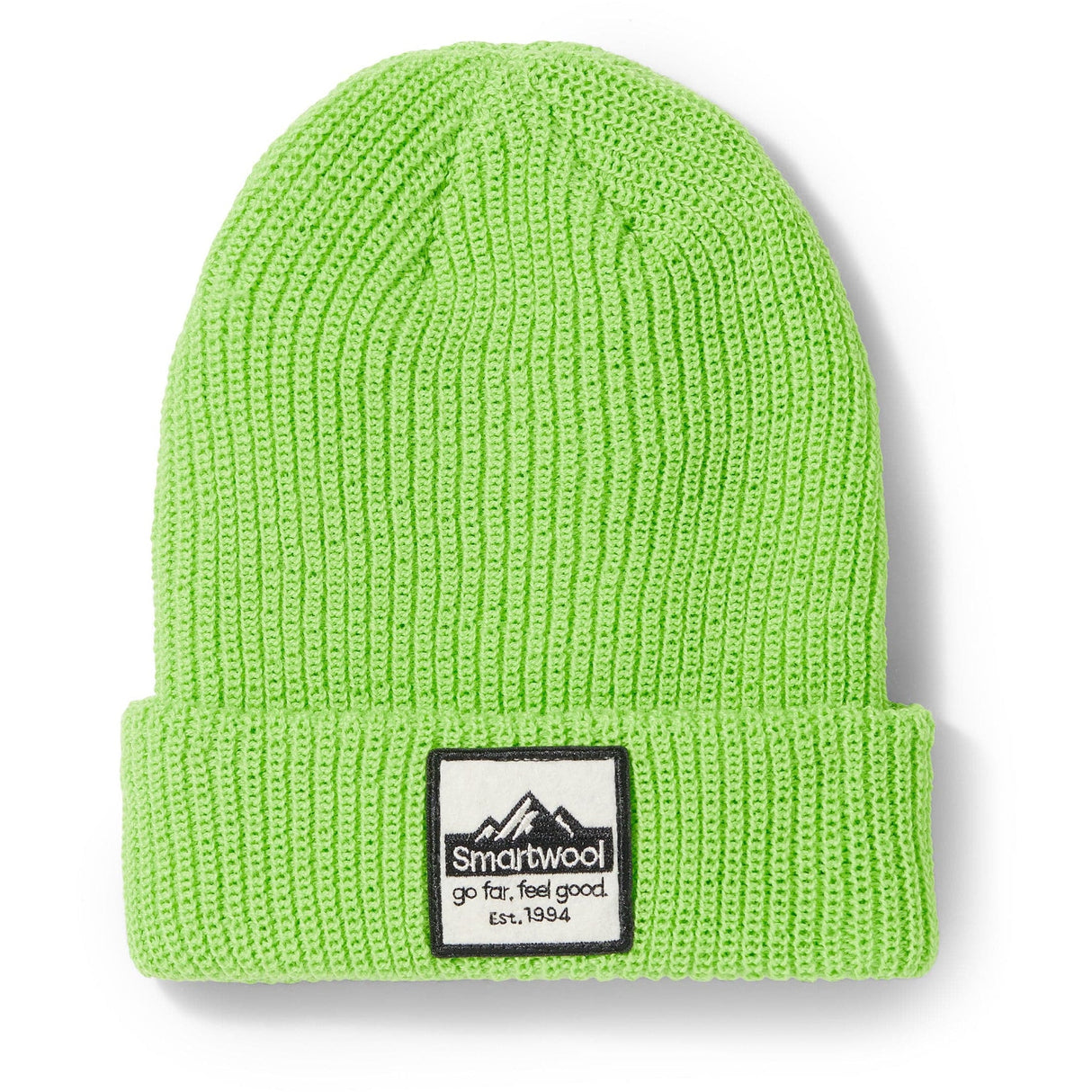 Smartwool Kids Patch Beanie  -  Small/Medium / Electric Green