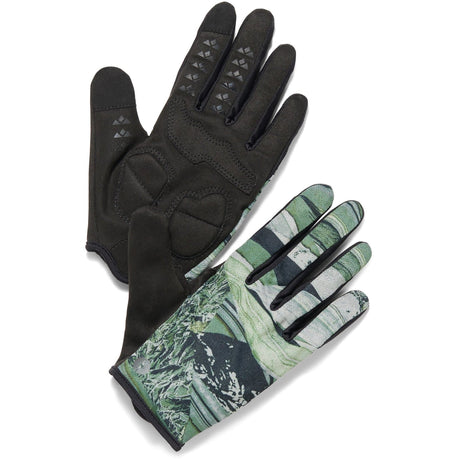 Smartwool Mountain Bike Gloves  -  X-Small / Sage Marble Giants Print