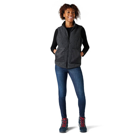Smartwool Womens Anchor Line Reversible Sherpa Vest  - 