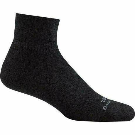 Darn Tough Quarter Midweight Tactical Socks with Cushion  -  X-Small / Black