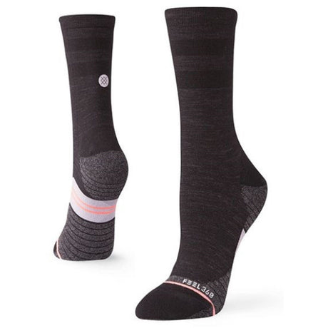 Stance Womens Uncommon Solid Wool Crew Socks  -  Small / Black