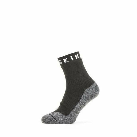 Sealskinz Waterproof Warm Weather Soft Touch Ankle Socks  -  Medium / Black/Gray Marl/White