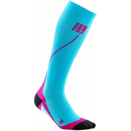 CEP Womens Progressive 2.0 Run Socks  -  2 / Hawaii Blue/Pink